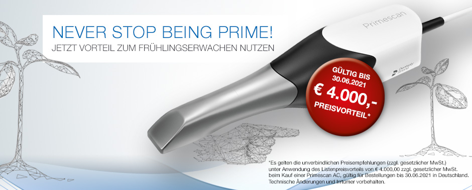 Nur bis 30.Juni: 4.000 € Preisvorteil* auf die Primescan